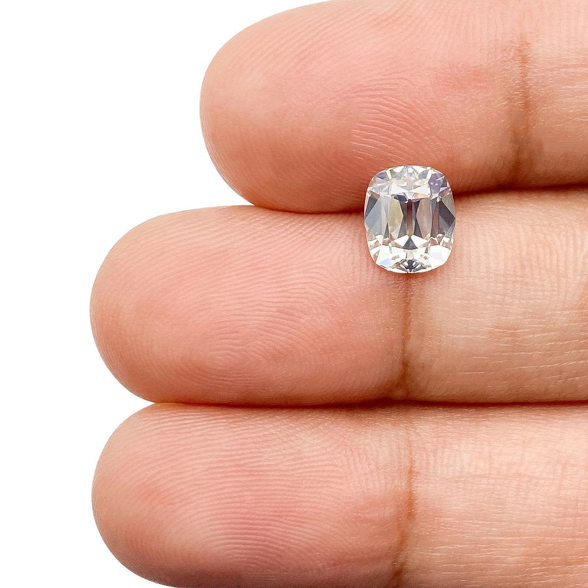 1.34ct | L/VS1 Cushion Shape Old Mine Cut Diamond (GIA) - Modern Rustic Diamond