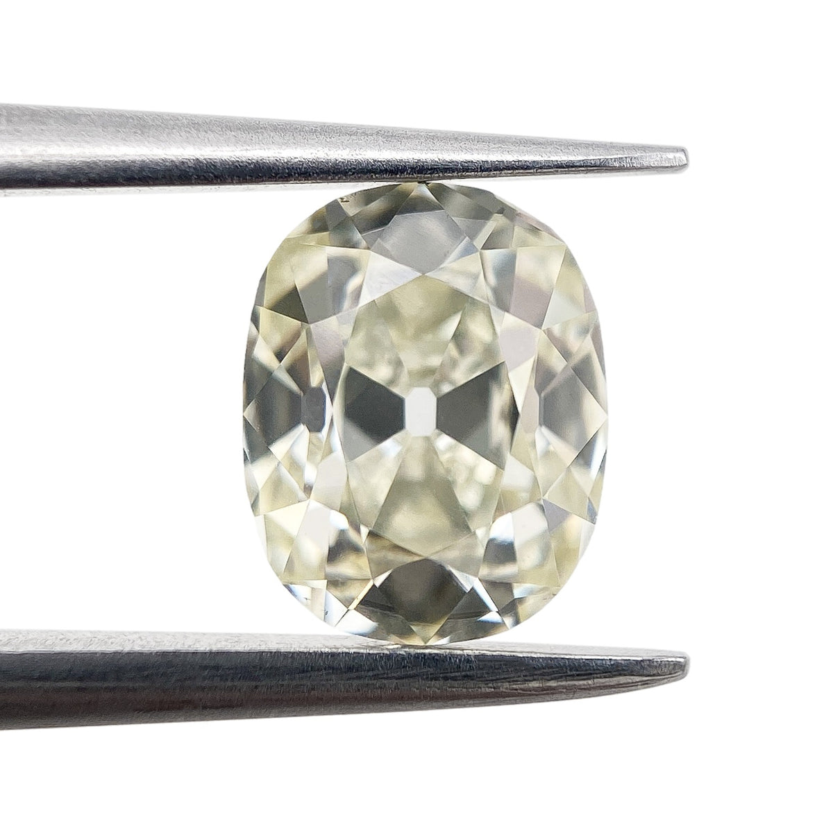 1.34ct | S-T/VS2 Cushion Shape Old Mine Cut Diamond (GIA) - Modern Rustic Diamond