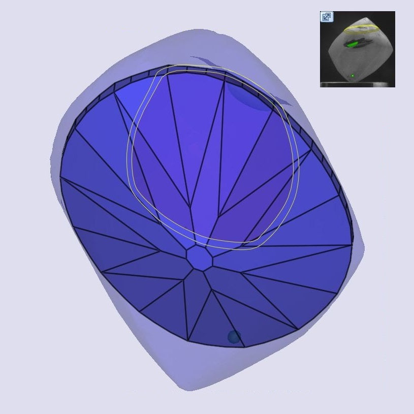 1.34ct | S-T/VS2 Cushion Shape Old Mine Cut Diamond (GIA) - Modern Rustic Diamond