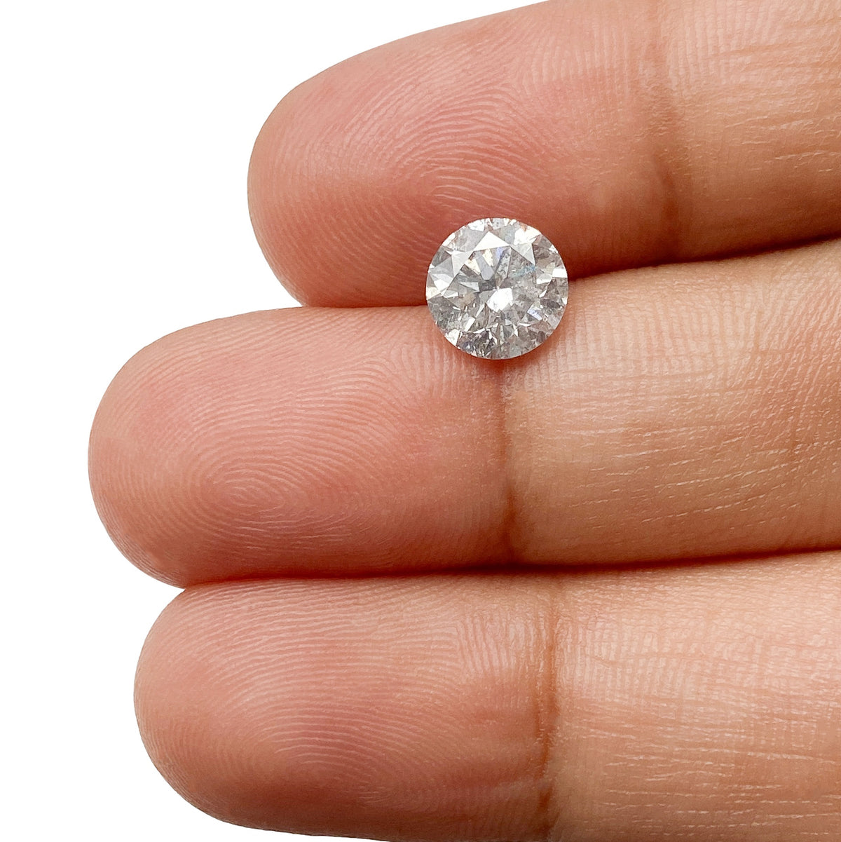 1.34ct | Rustic  Round Shape Brilliant Cut Diamond - Modern Rustic Diamond