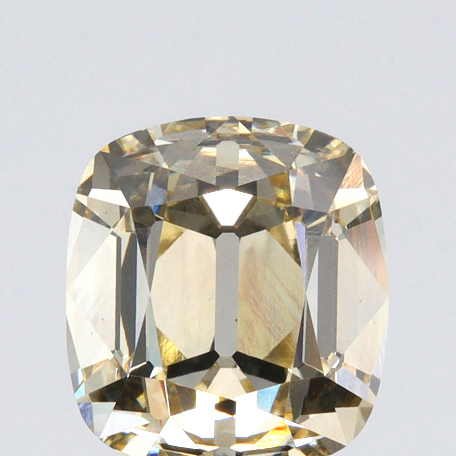 3.06ct | W-X/VS1 Cushion Shape Vintage Old Mine Cut Diamond (GIA) - Modern Rustic Diamond