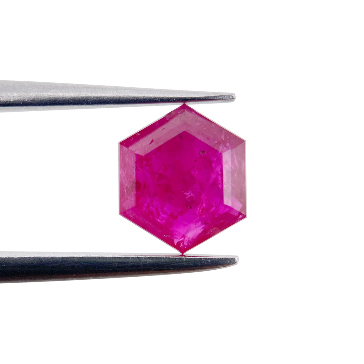 1.35ct | Red/ Hexagon Shape Step Cut Diamond - Modern Rustic Diamond