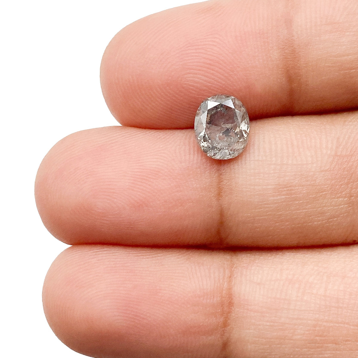 1.35ct | Rustic Cushion Shape Rose Cut Diamond - Modern Rustic Diamond