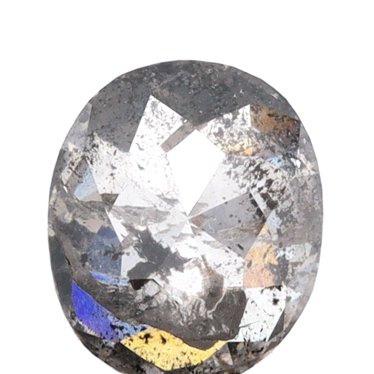 1.35ct | Rustic Cushion Shape Rose Cut Diamond - Modern Rustic Diamond