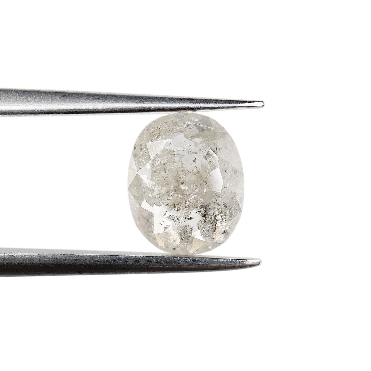 1.35ct | Rustic  Oval Shape Rose Cut Diamond - Modern Rustic Diamond