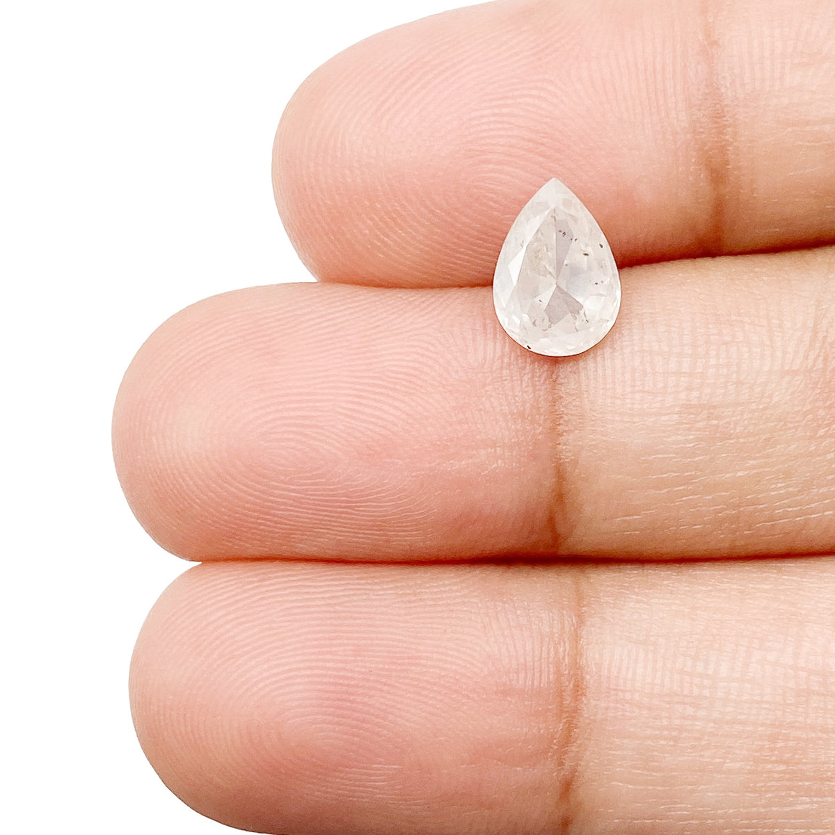 1.35ct | Rustic Pear Shape Brilliant Cut Diamond - Modern Rustic Diamond