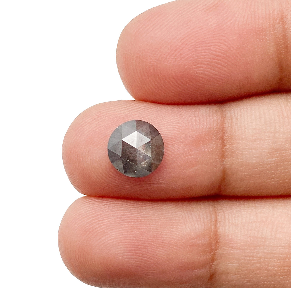 1.35ct | Rustic Round Shape Rose Cut Diamond - Modern Rustic Diamond