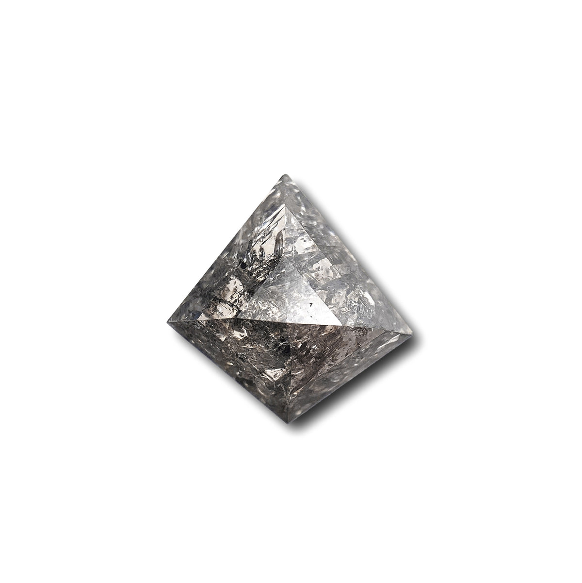 1.53ct | Salt & Pepper Kite Shape Rose Cut Diamond