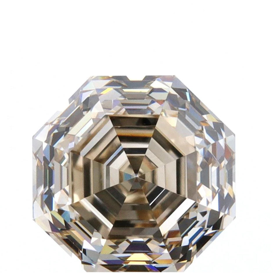 1.36ct | Champagne VVS Octagonal Shape Step Cut Diamond - Modern Rustic Diamond