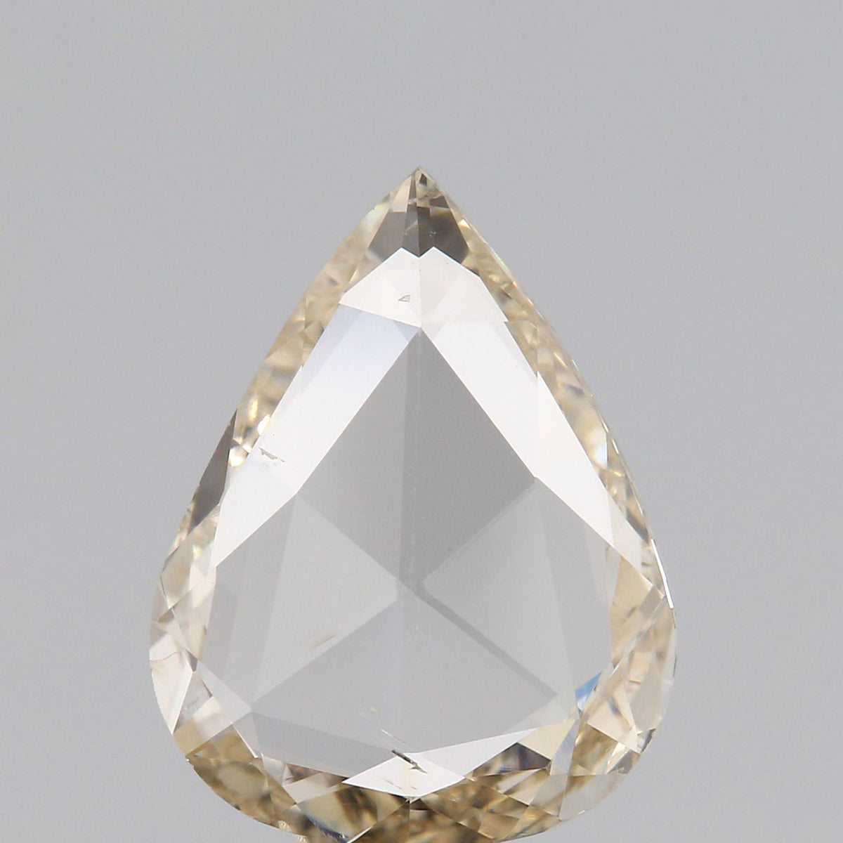 1.37ct | N/SI1 Pear Shape Rose Cut Diamond (GIA) - Modern Rustic Diamond