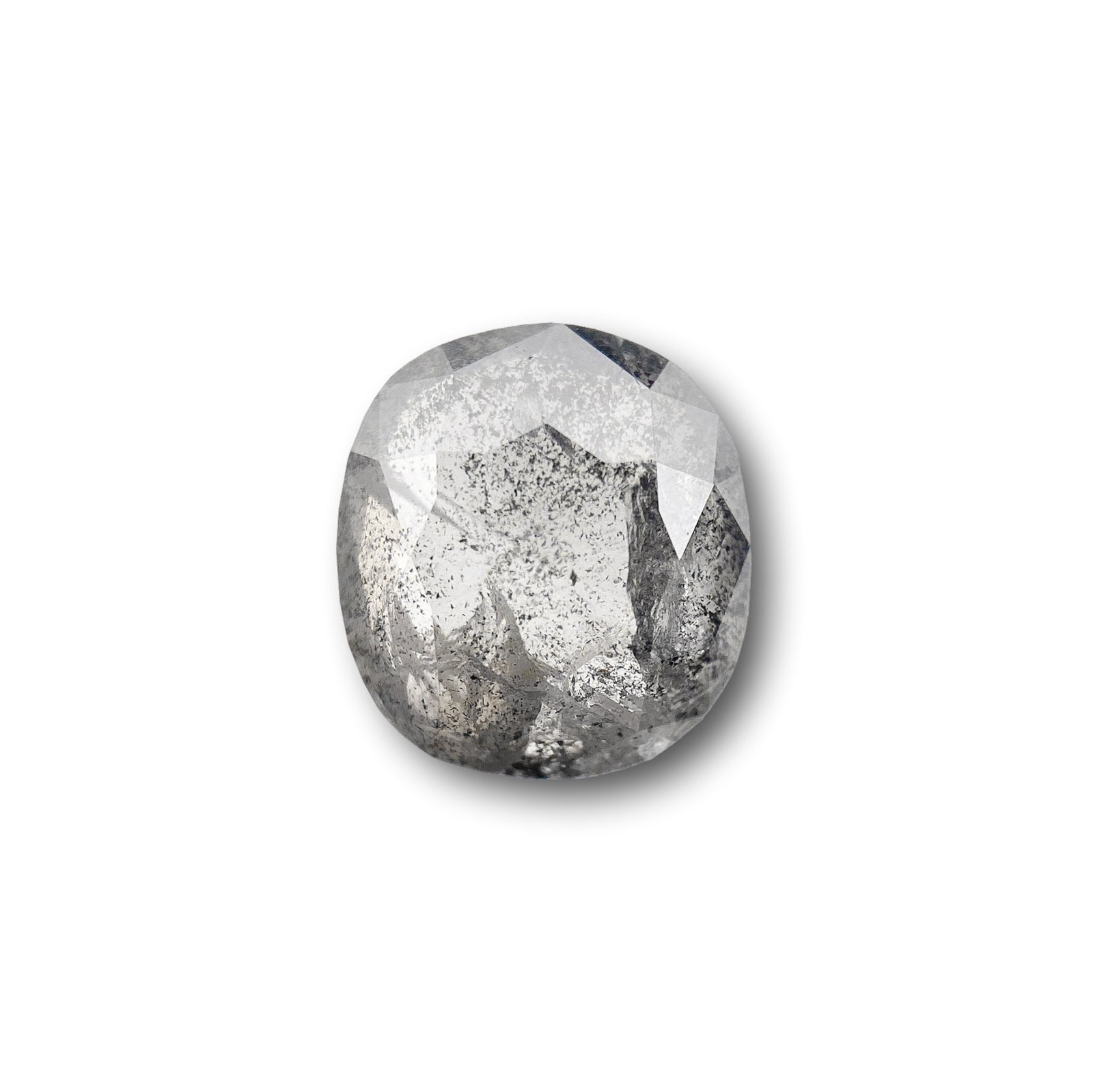 1.37ct | Rustic  Cushion Shape Rose Cut Diamond - Modern Rustic Diamond