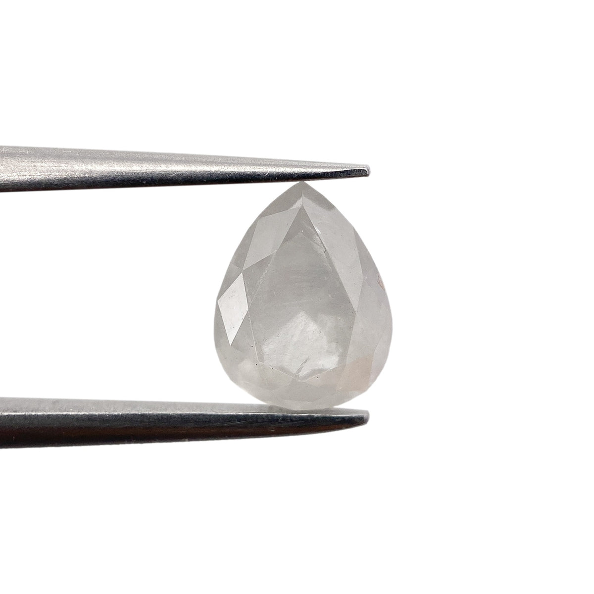 1.37ct | Salt & Pepper Pear Shape Brilliant Cut Diamond - Modern Rustic Diamond