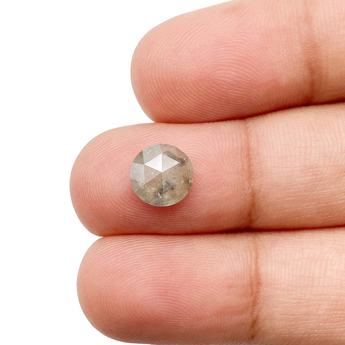 1.37ct | Rustic  Round Shape Brilliant Cut Diamond - Modern Rustic Diamond