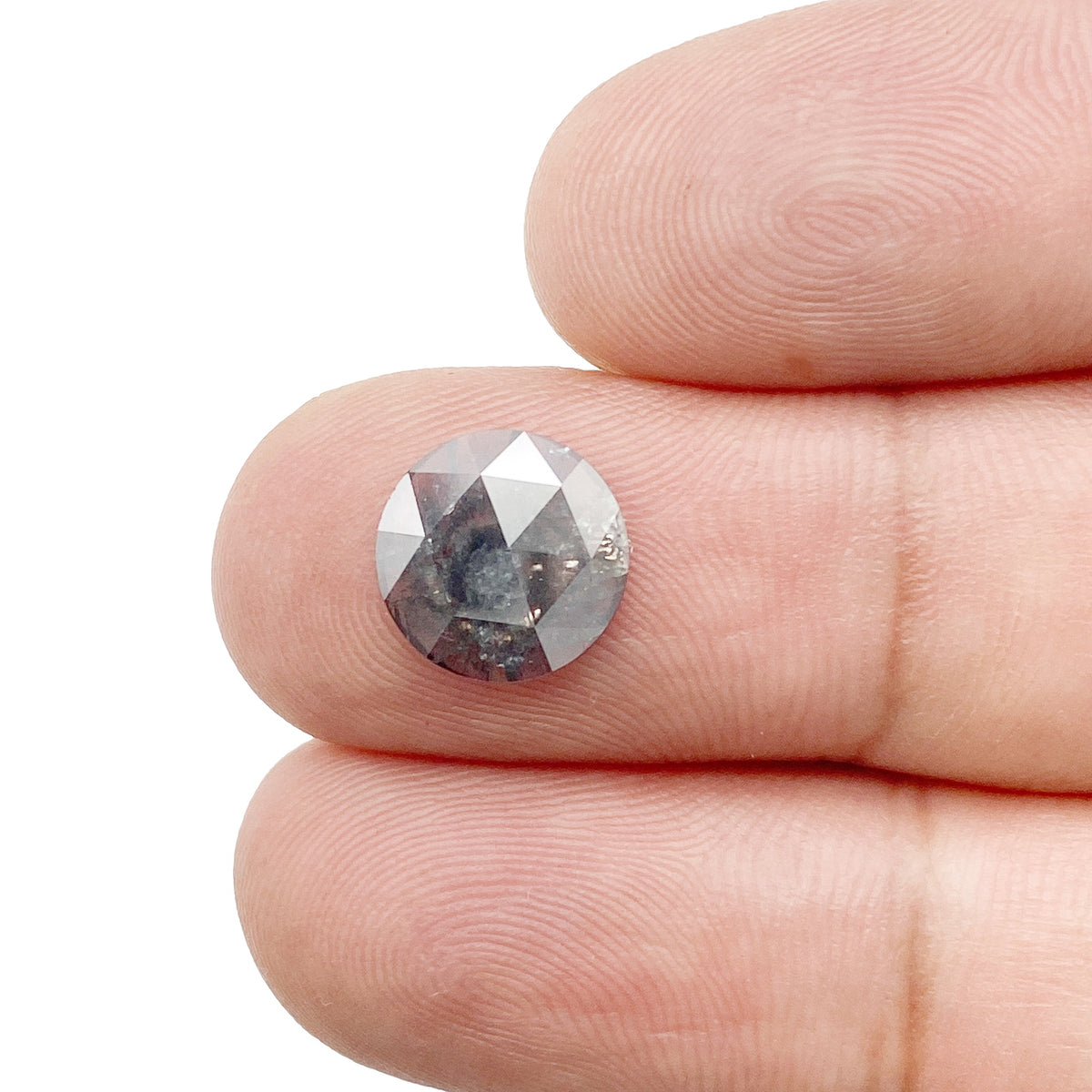 1.37ct | Rustic Round Shape Rose Cut Diamond - Modern Rustic Diamond