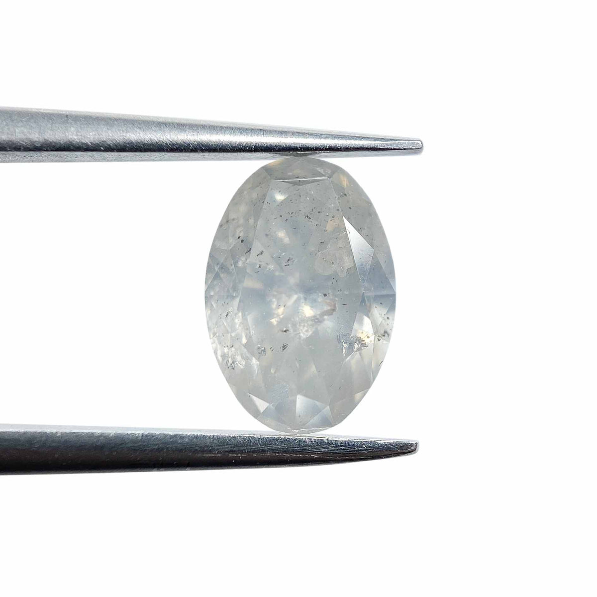 1.38ct | Salt & Pepper Oval Shape Brilliant Cut Diamond - Modern Rustic Diamond