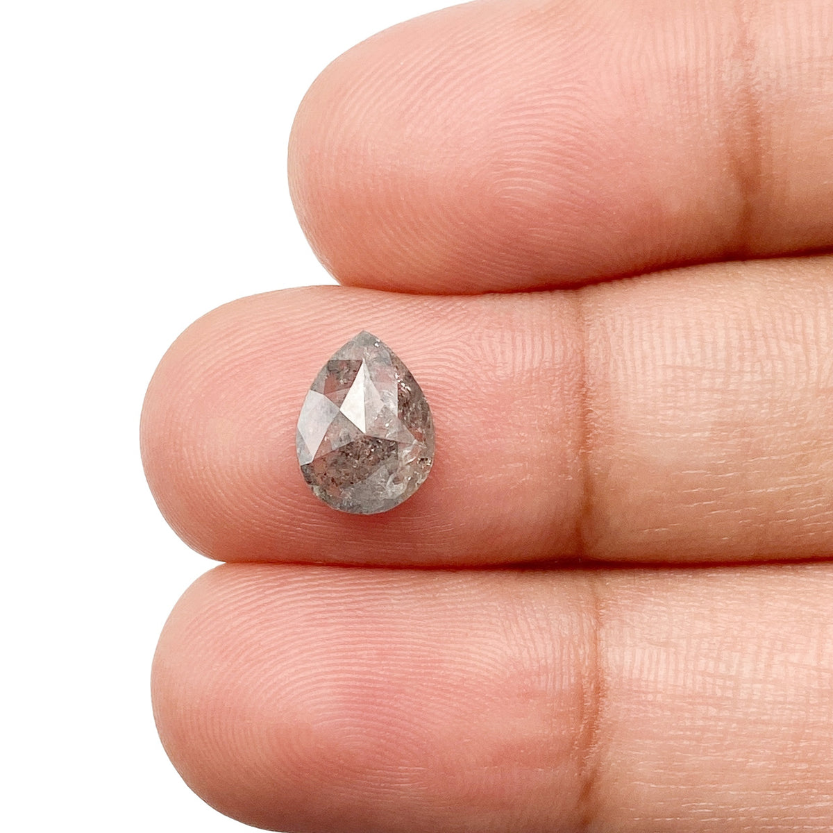 1.38ct | Rustic Pear Shape Brilliant Cut Diamond - Modern Rustic Diamond