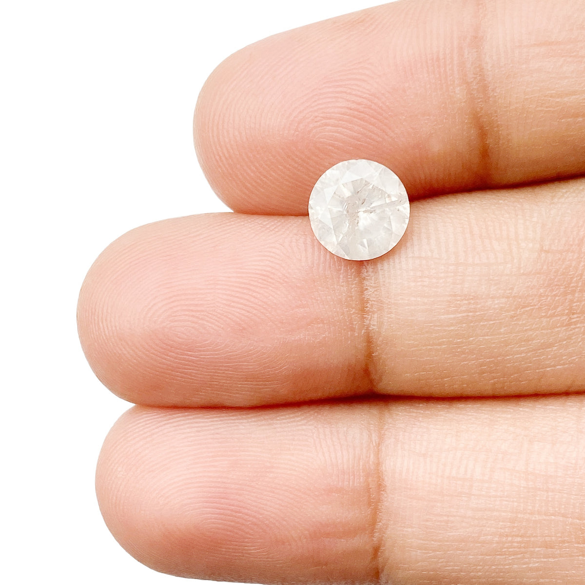 1.38ct | Rustic Round Shape Brilliant Cut Diamond - Modern Rustic Diamond