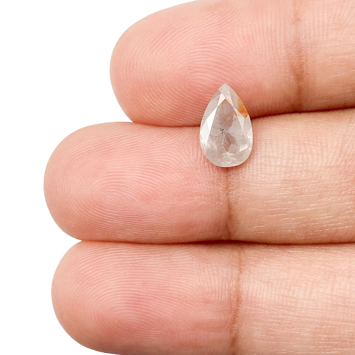 1.39ct | Rustic Pear Shape Brilliant Cut Diamond - Modern Rustic Diamond