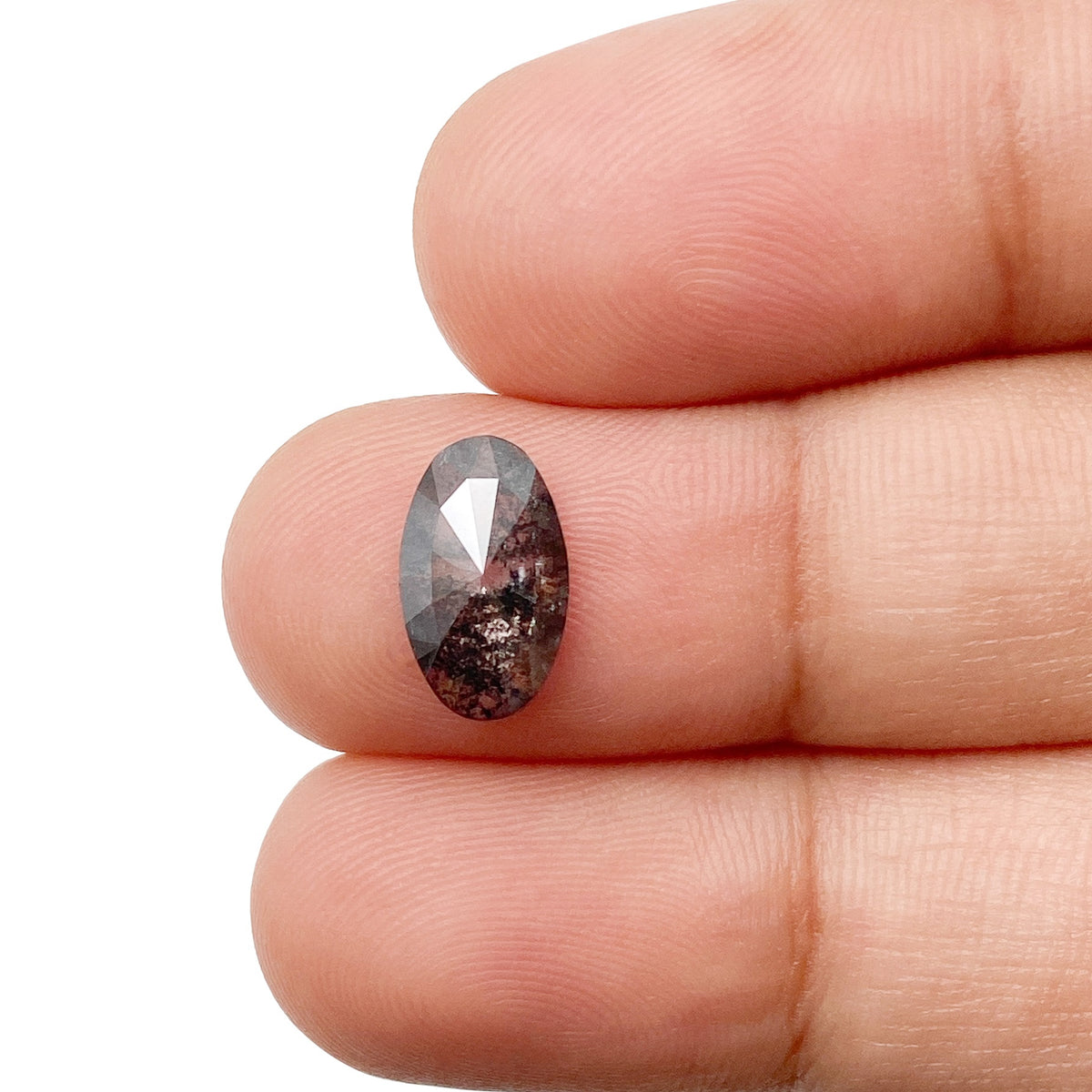 1.39ct | Rustic Oval Shape Rose Cut Diamond - Modern Rustic Diamond