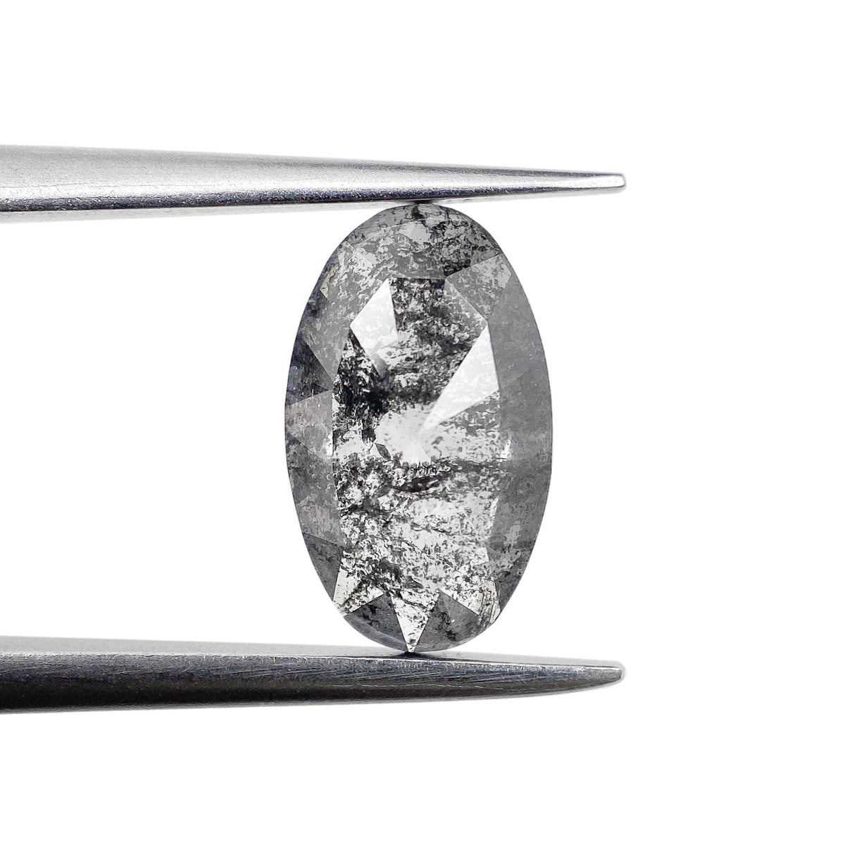 1.39ct | Rustic Oval Shape Rose Cut Diamond - Modern Rustic Diamond