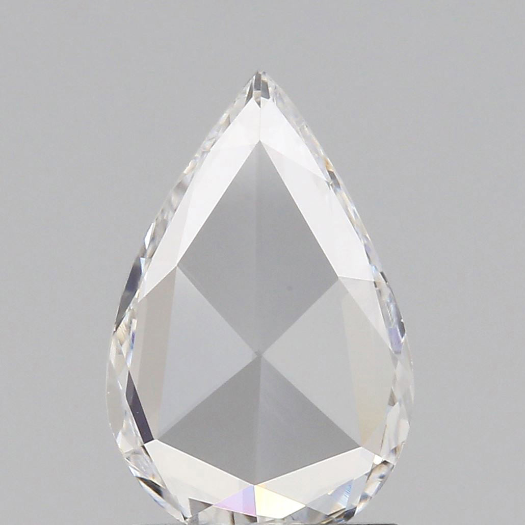 0.72ct | D/VS1 Pear Shape Rose Cut Diamond (GIA)