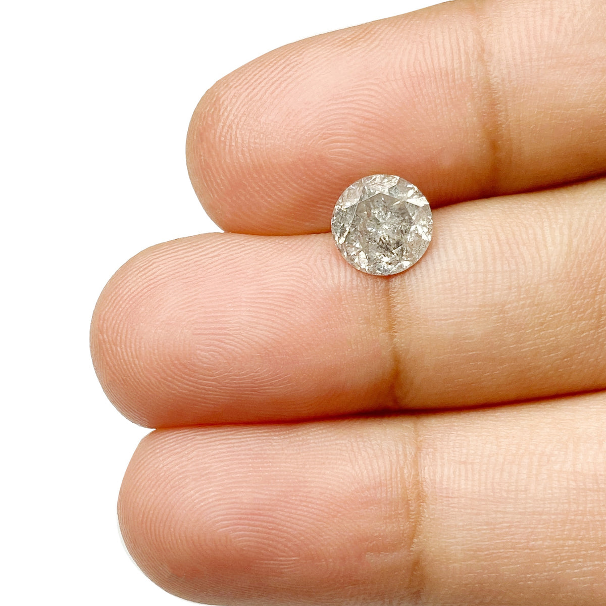 1.40ct | Rustic  Round Shape Brilliant Cut Diamond - Modern Rustic Diamond