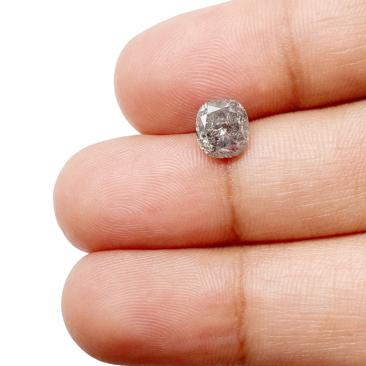 1.41ct | Rustic  Cushion Shape Brilliant Cut Diamond - Modern Rustic Diamond