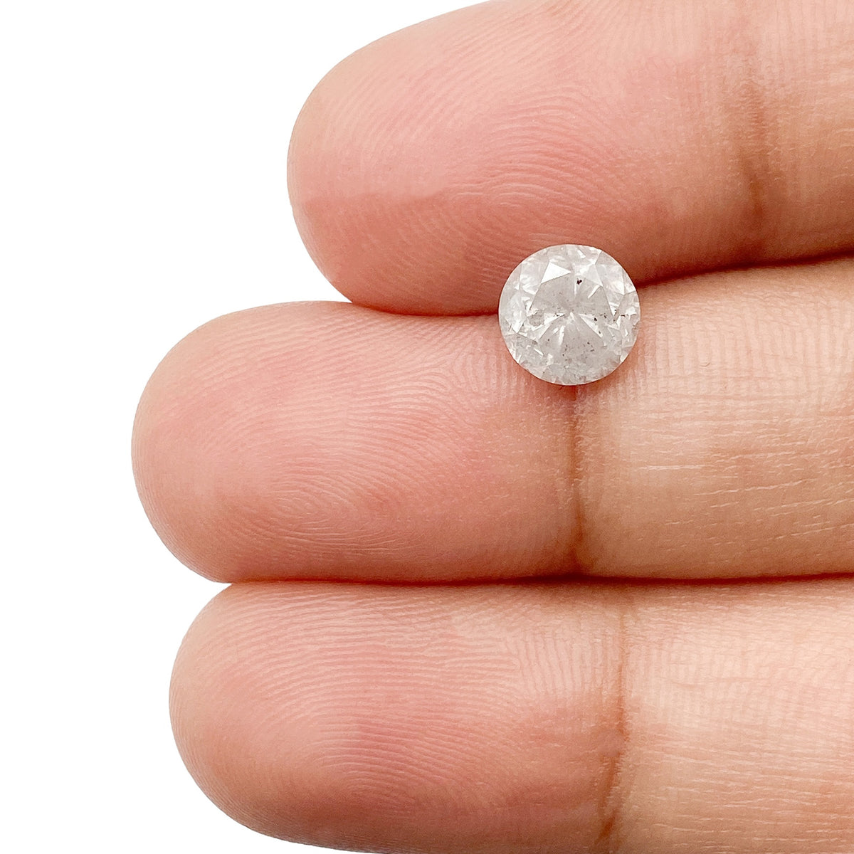 1.41ct | Rustic Round Shape Brilliant Cut Diamond - Modern Rustic Diamond