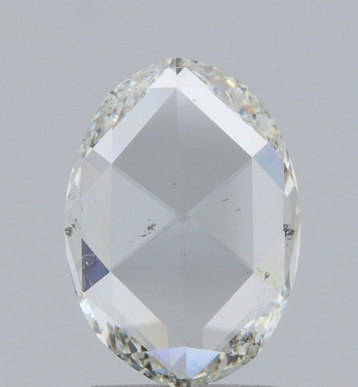 1.42ct | H/SI1 Oval Shape Rose Cut Diamond (IGI) - Modern Rustic Diamond
