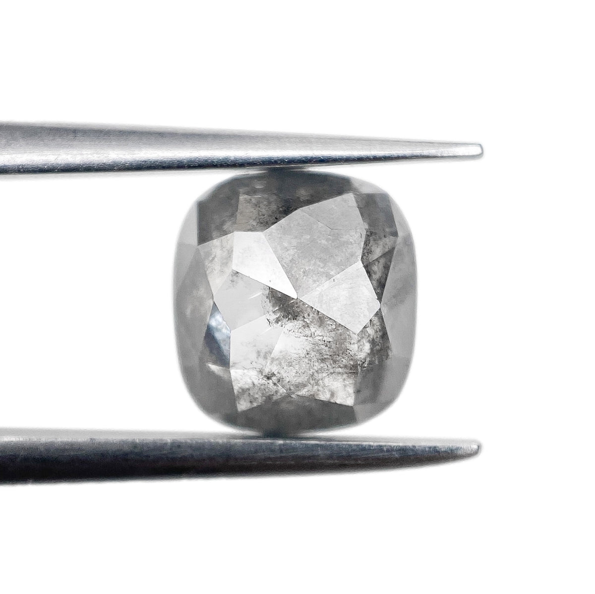 1.42ct | Rustic  Cushion Shape Rose Cut Diamond - Modern Rustic Diamond