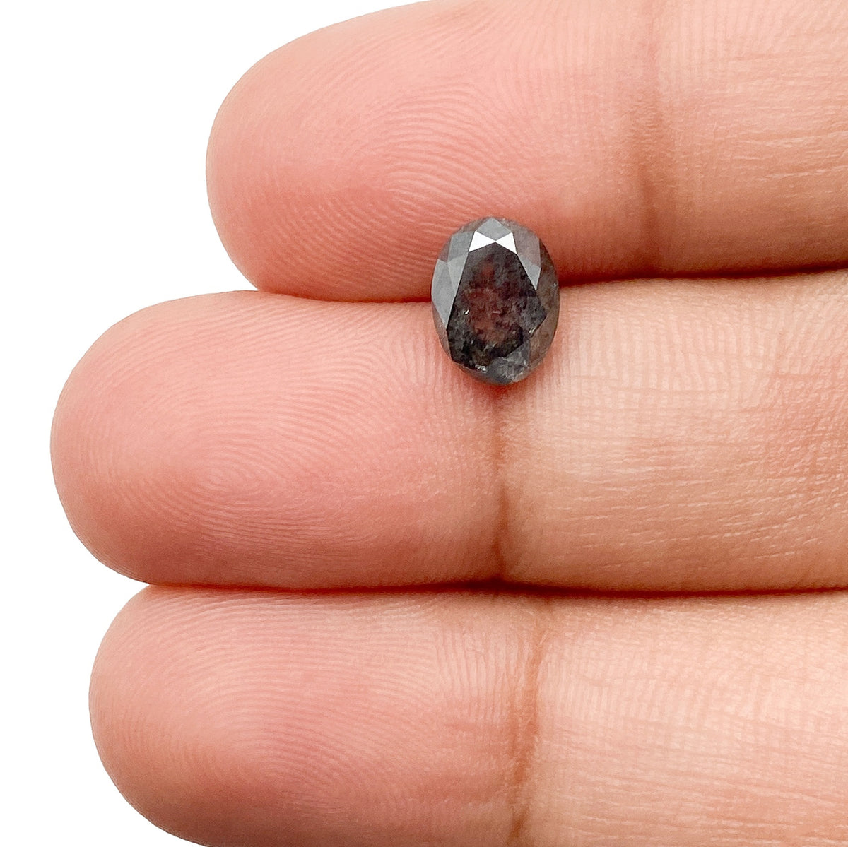 1.42ct | Rustic Oval Shape Rose Cut Diamond - Modern Rustic Diamond