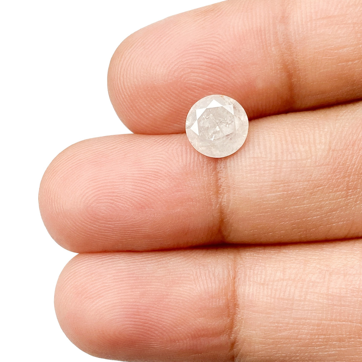 1.42ct | Rustic Round Shape Brilliant Cut Diamond - Modern Rustic Diamond