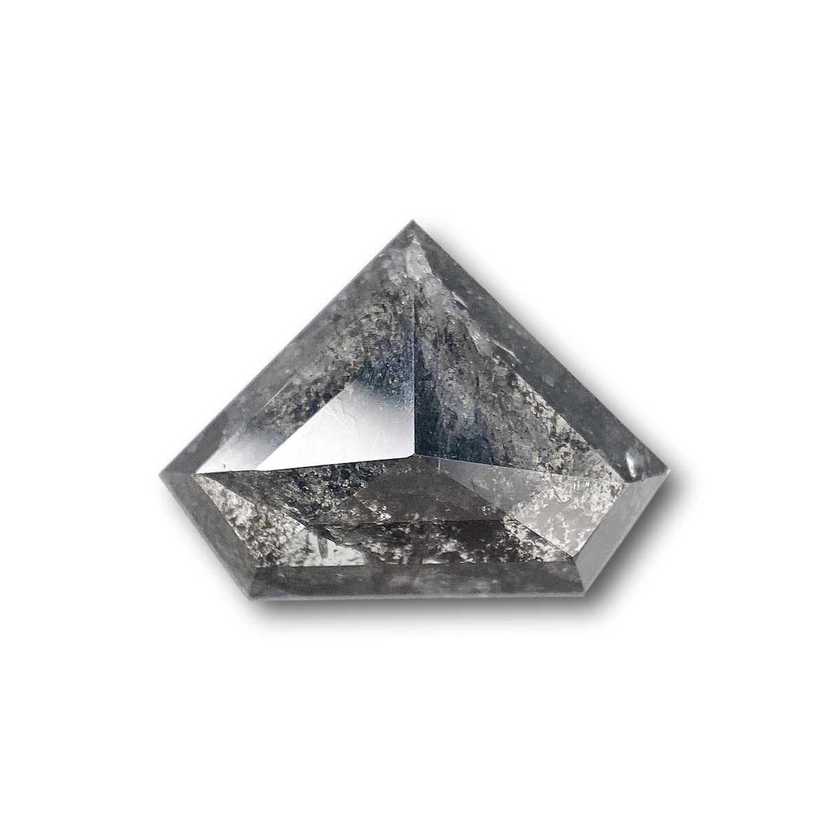 1.42ct | Rustic  Shield Shape Rose Cut Diamond - Modern Rustic Diamond