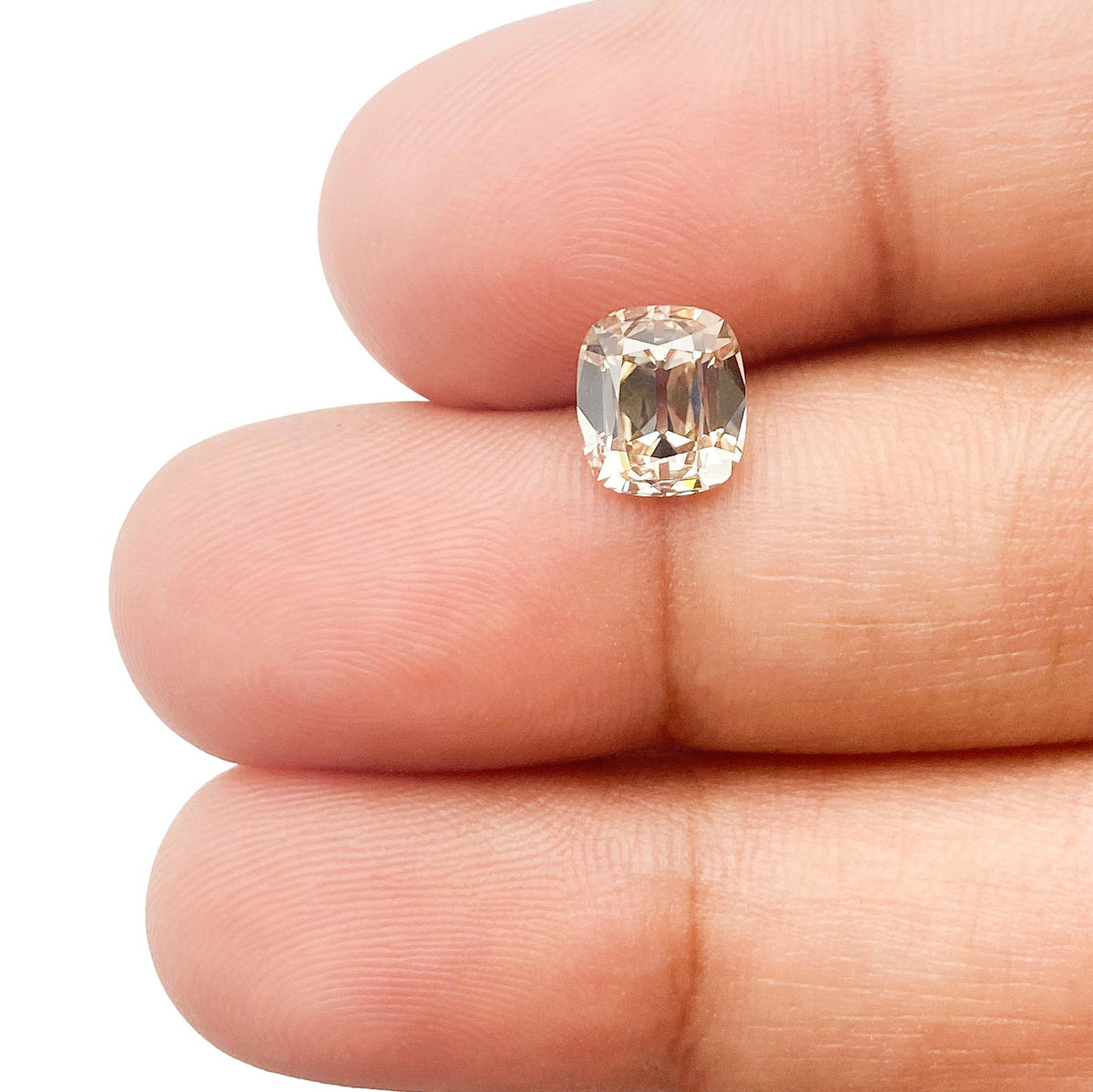 1.42ct | U-V/VS1 Cushion Shape Old Mine Cut Diamond (GIA) - Modern Rustic Diamond
