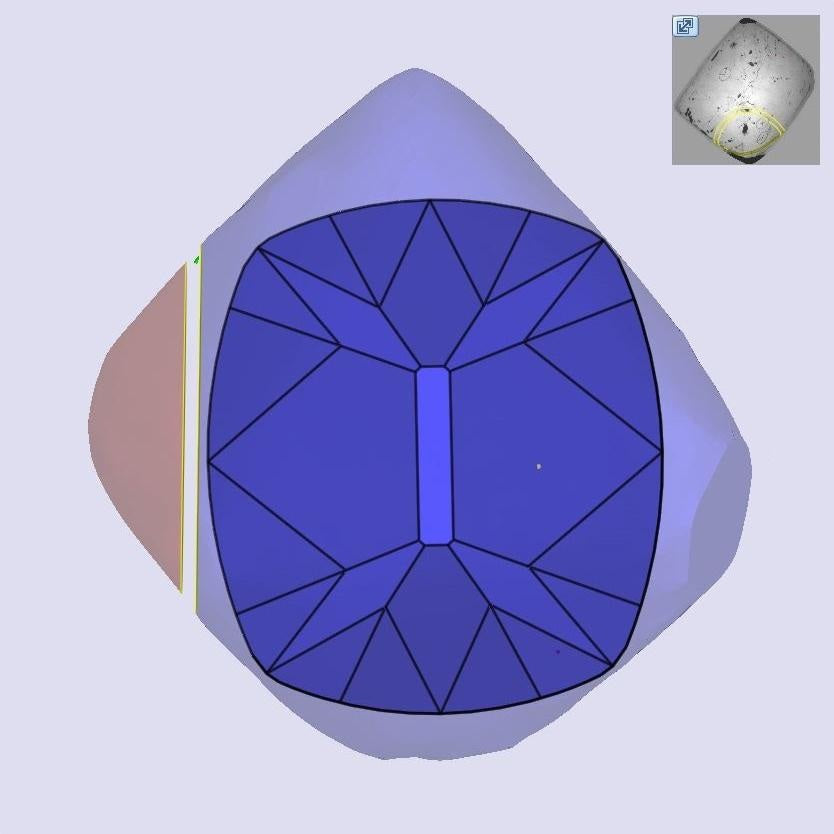1.42ct | U-V/VS1 Cushion Shape Old Mine Cut Diamond (GIA) - Modern Rustic Diamond