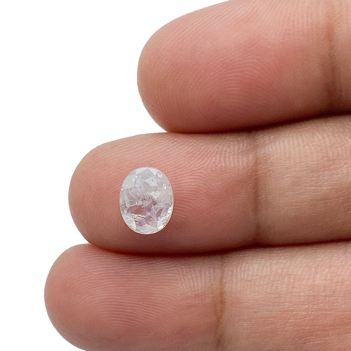 1.43ct | Rustic Oval Shape Rose Cut Diamond - Modern Rustic Diamond