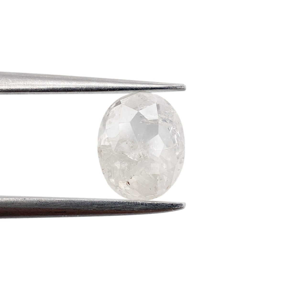 1.43ct | Rustic Oval Shape Rose Cut Diamond - Modern Rustic Diamond