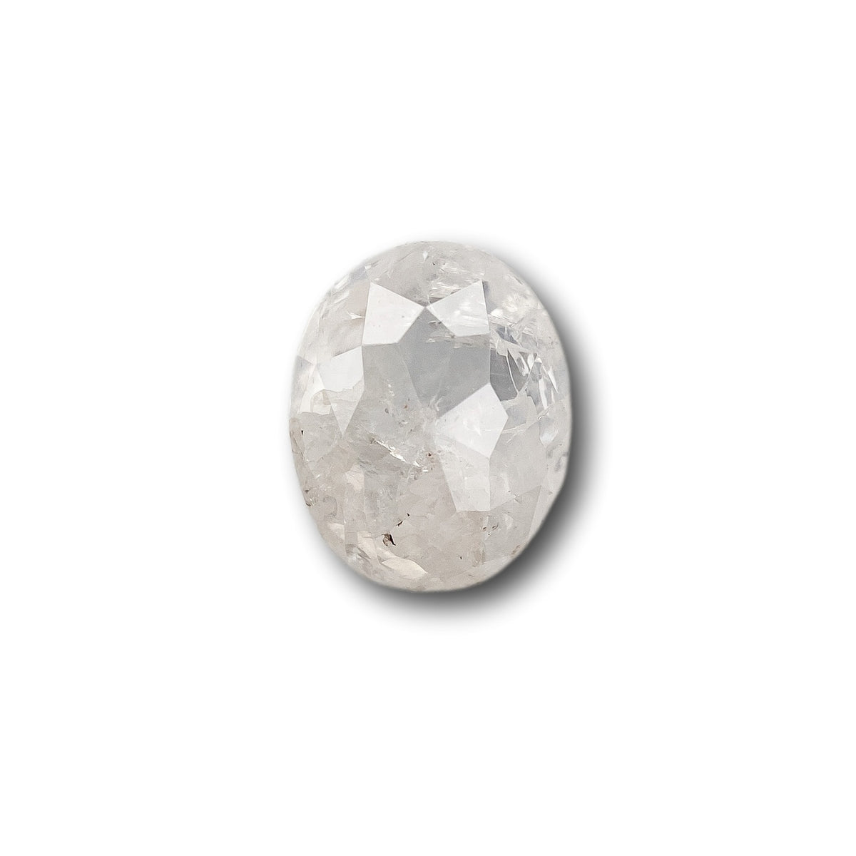 1.43ct | Rustic Oval Shape Rose Cut Diamond - Modern Rustic Diamond