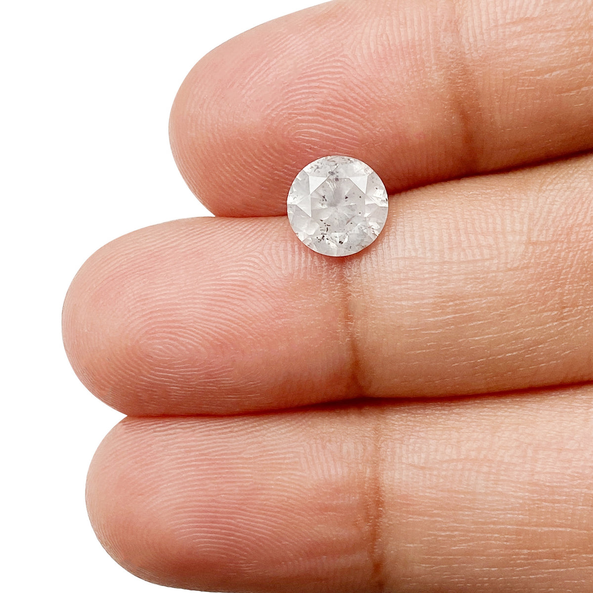 1.43ct | Rustic Round Shape Brilliant Cut Diamond - Modern Rustic Diamond