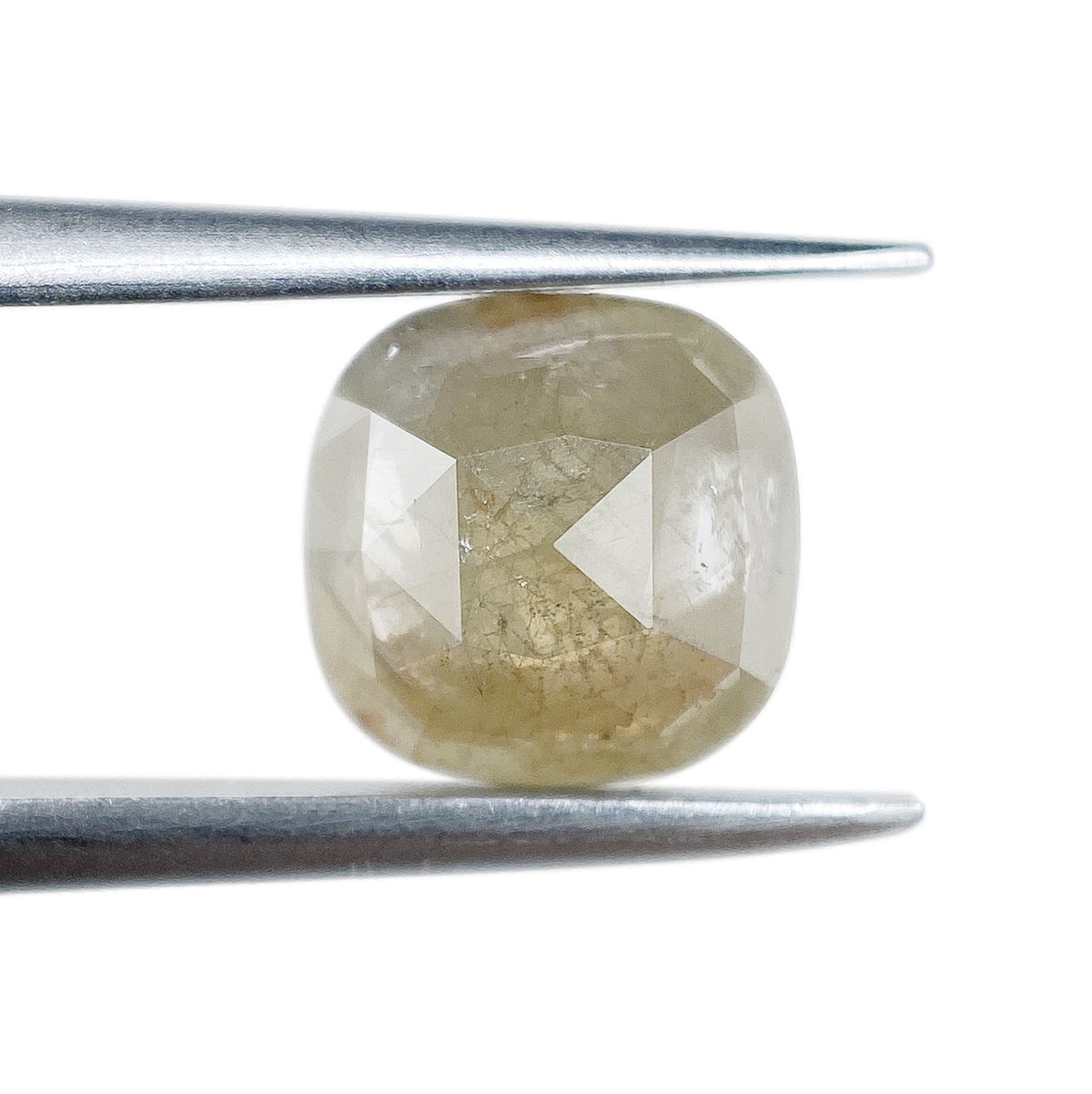 1.44ct | Rstc/ Cushion Shape Rose Cut Diamond - Modern Rustic Diamond