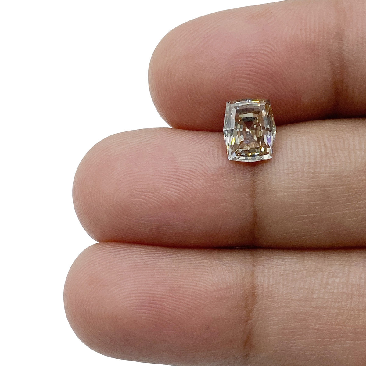 1.45ct | Champagne SI1 Octagonal Shape Step Cut Diamond (GIA) - Modern Rustic Diamond
