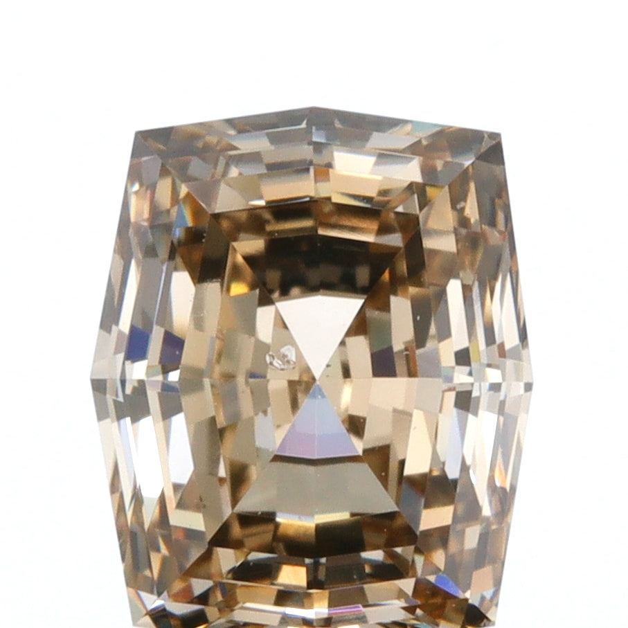 1.45ct | Champagne SI1 Octagonal Shape Step Cut Diamond (GIA) - Modern Rustic Diamond
