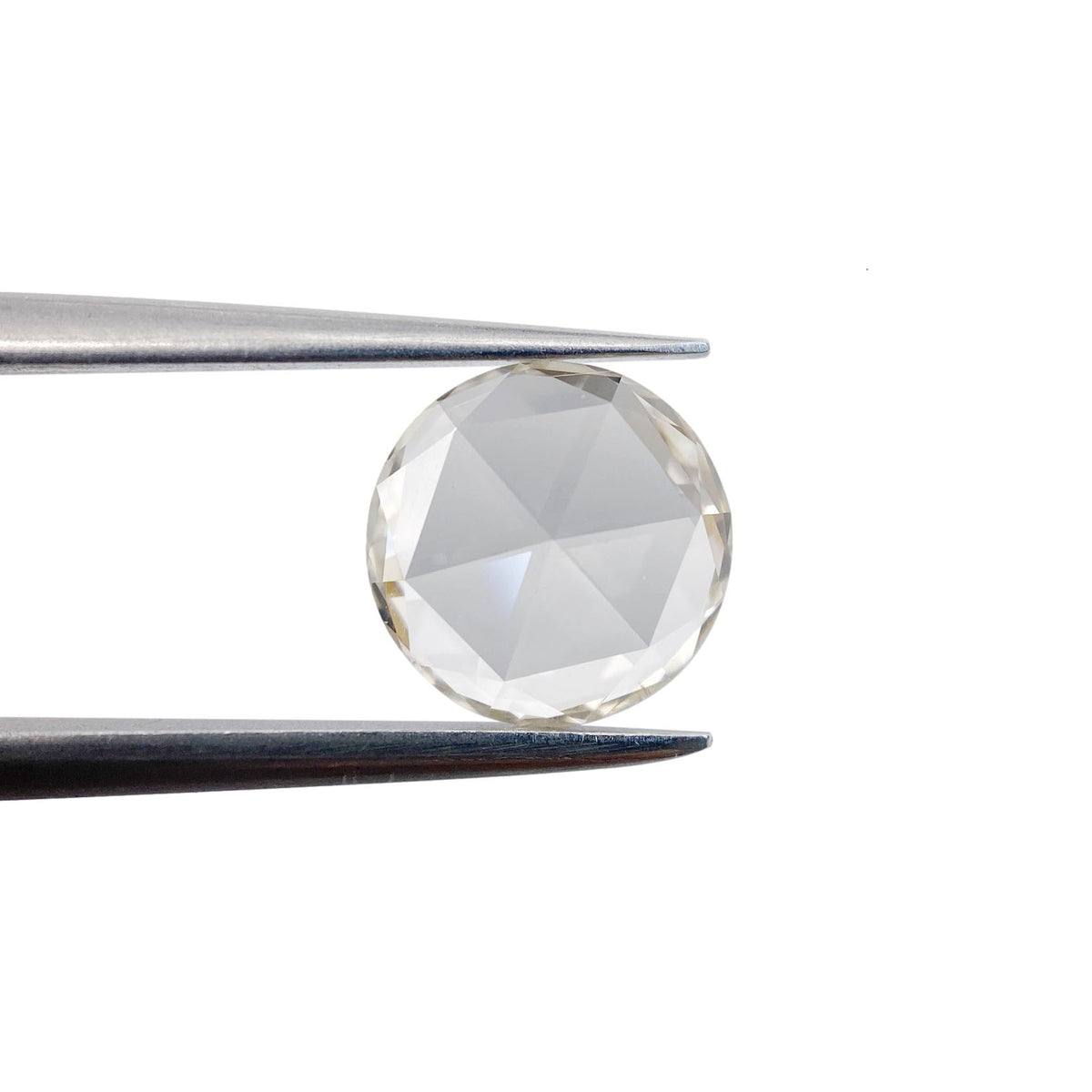 1.46ct | Champagne VS Round Shape Rose Cut Diamond - Modern Rustic Diamond