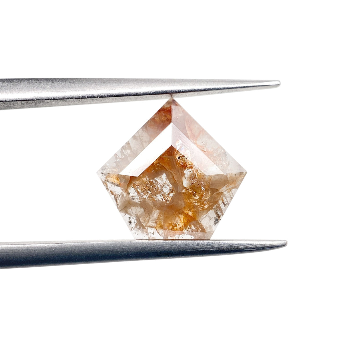 1.46ct | Rustic  Shield Shape Rose Cut Diamond - Modern Rustic Diamond