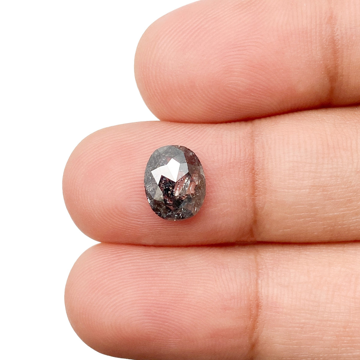 1.46ct | Rustic Oval Shape Rose Cut Diamond - Modern Rustic Diamond
