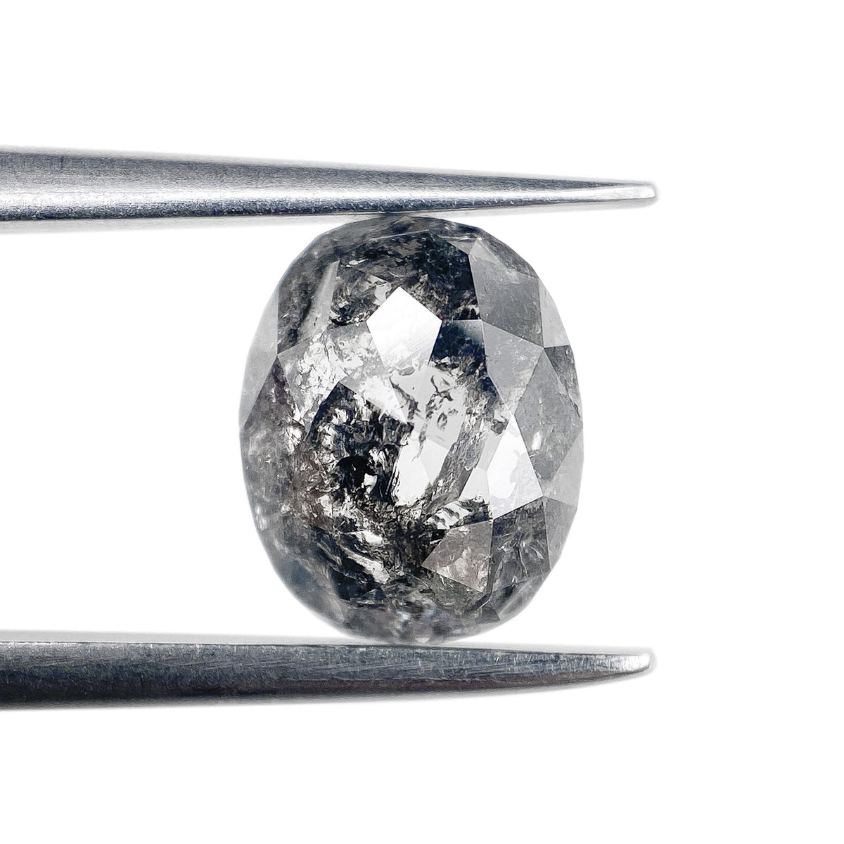1.46ct | Rustic Oval Shape Rose Cut Diamond - Modern Rustic Diamond