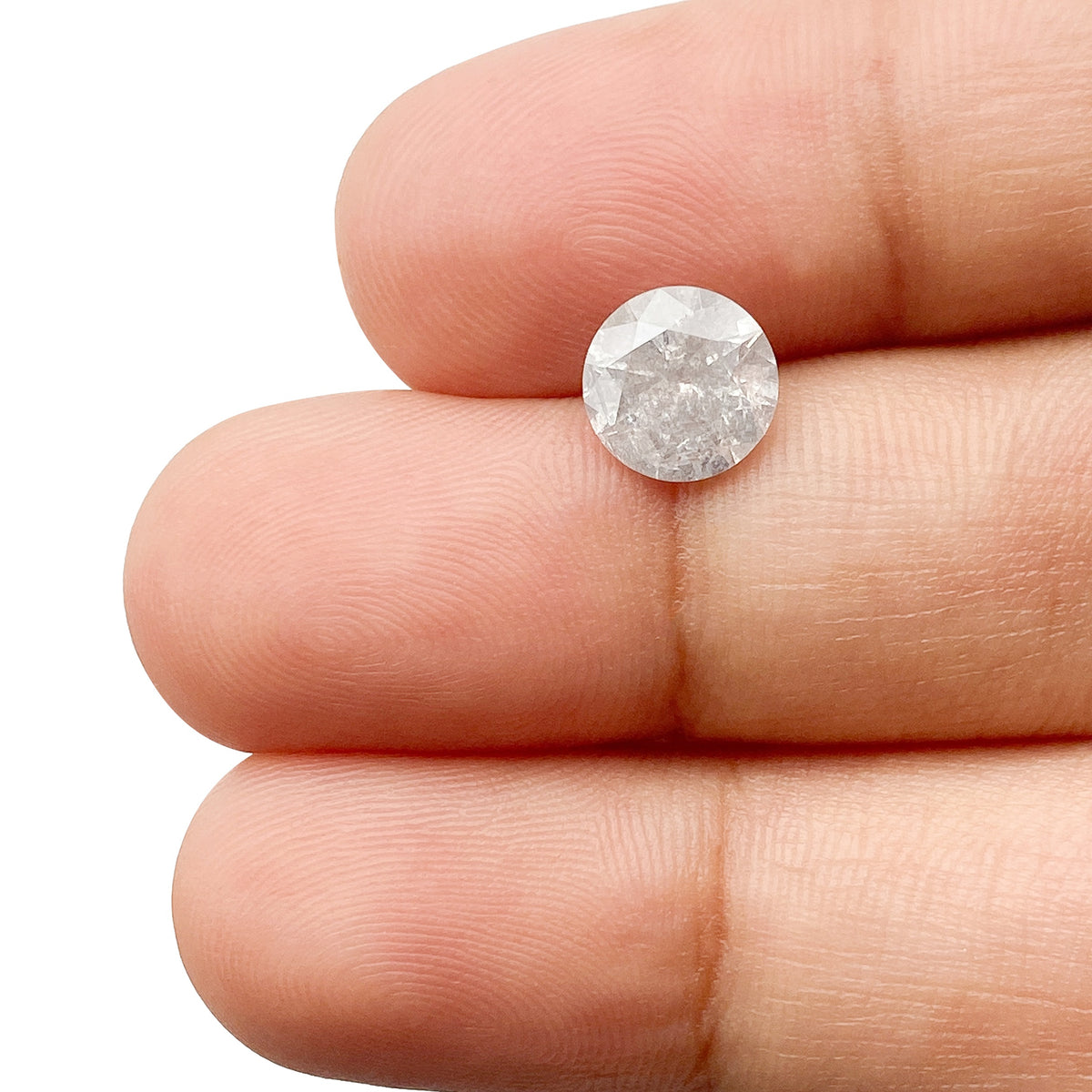 1.46ct | Rustic  Round Shape Brilliant Cut Diamond - Modern Rustic Diamond