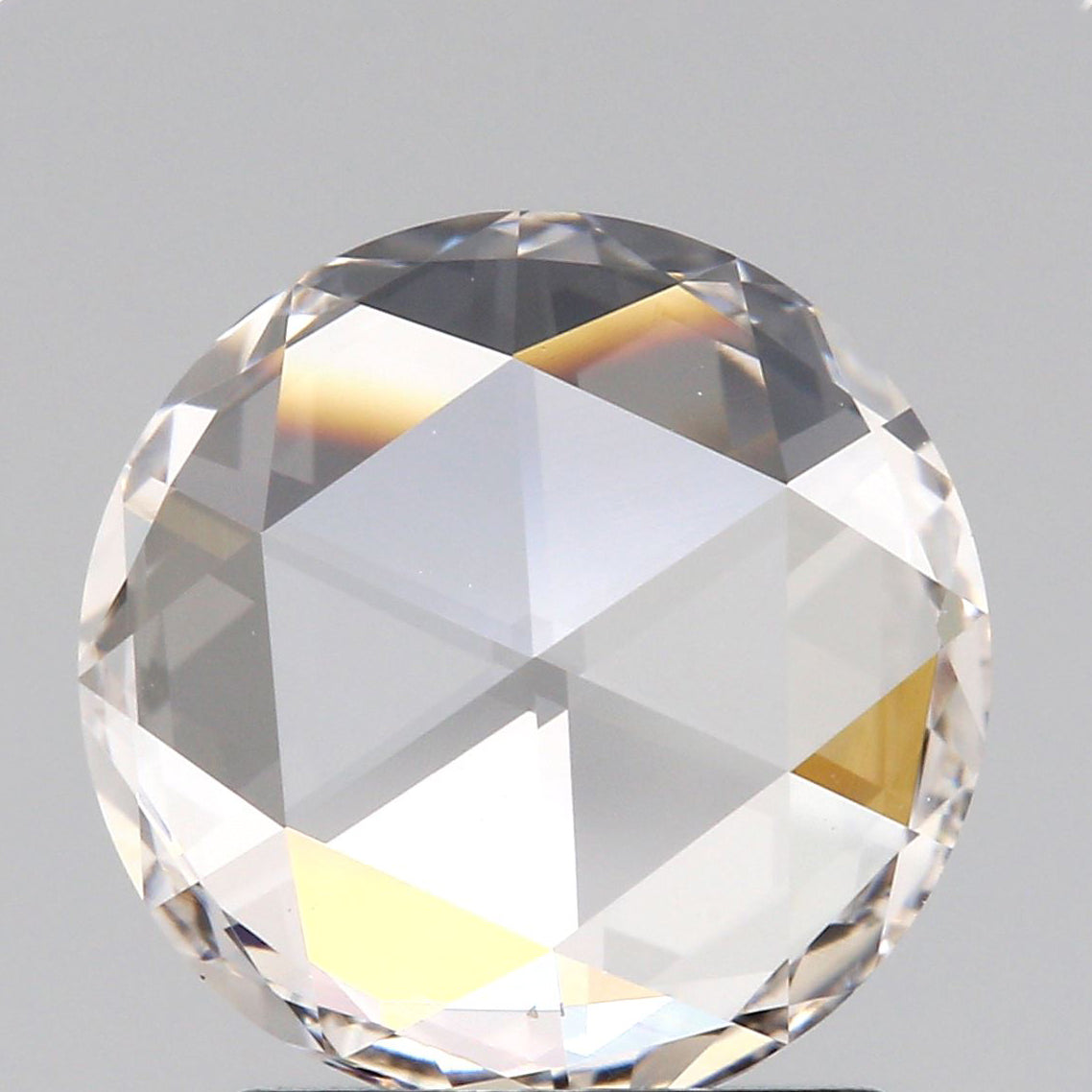 1.06ct | I/VS2 Round Shape Rose Cut Diamond (GIA) - Modern Rustic Diamond