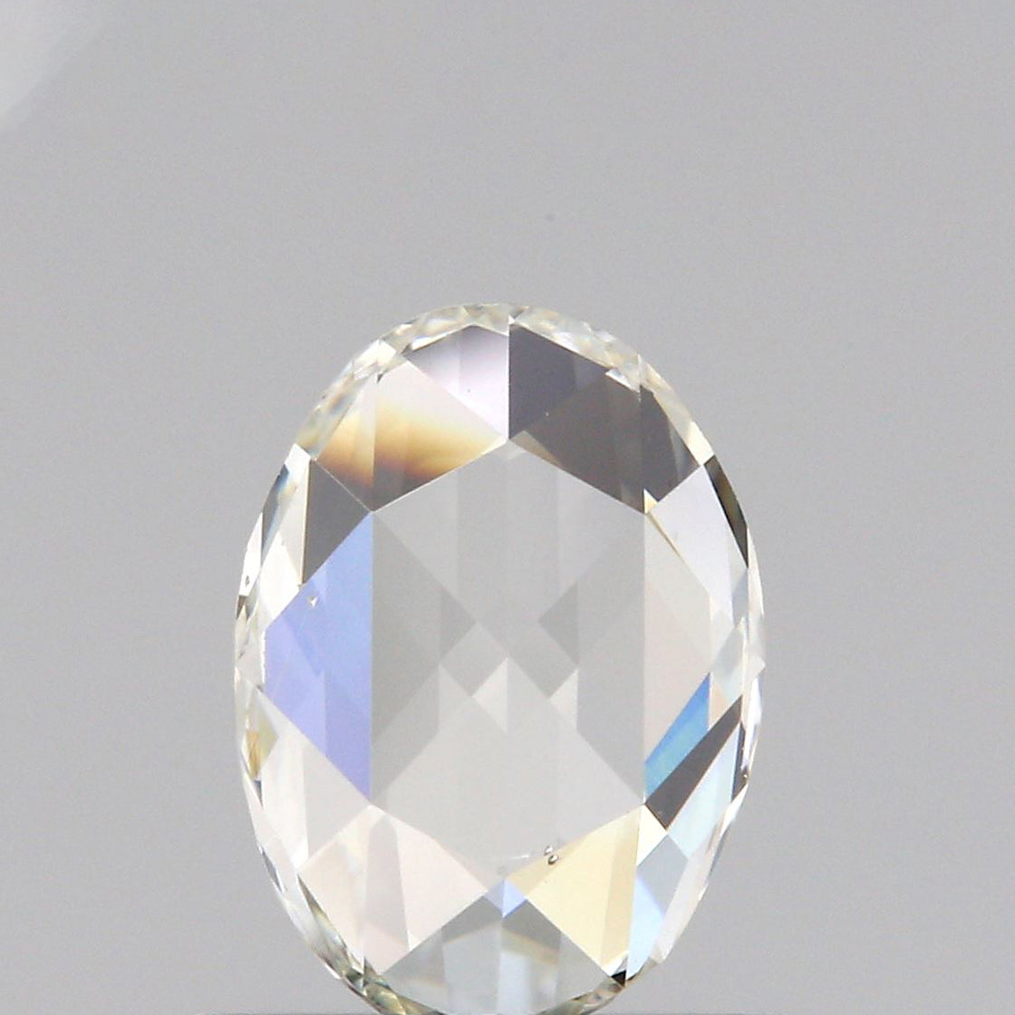 0.71ct | I-J/VS Oval Shape Rose Cut Diamond - Modern Rustic Diamond