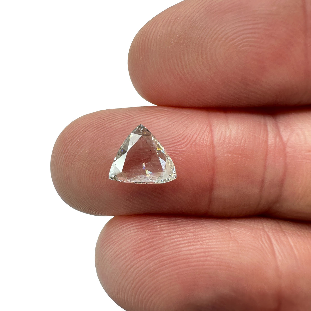 1.49ct | H/SI1 Trilliant Shape Rose Cut Diamond (IGI) - Modern Rustic Diamond